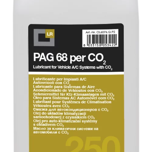 PAG olje for CO2 anlegg 250 ml.