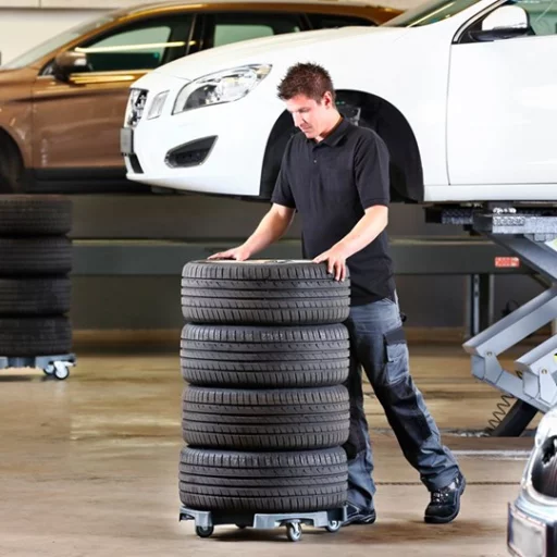 Wheel Trolley EV sett av 6 stk.