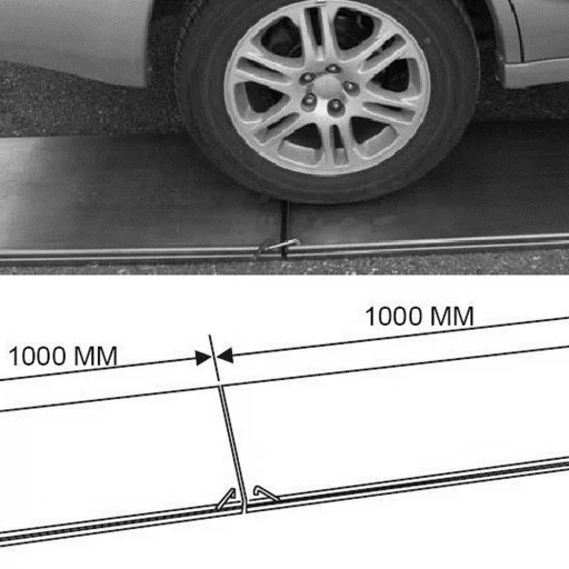 Optimo glideplater 1 m. sett á2