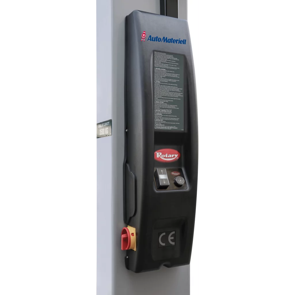 2-søyler hydr 3.5T f/lave tak m/asym arm