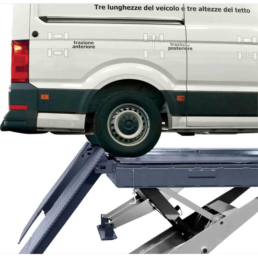 V-løfter galv. 5.5T 5.4m hjulst/frihjlft